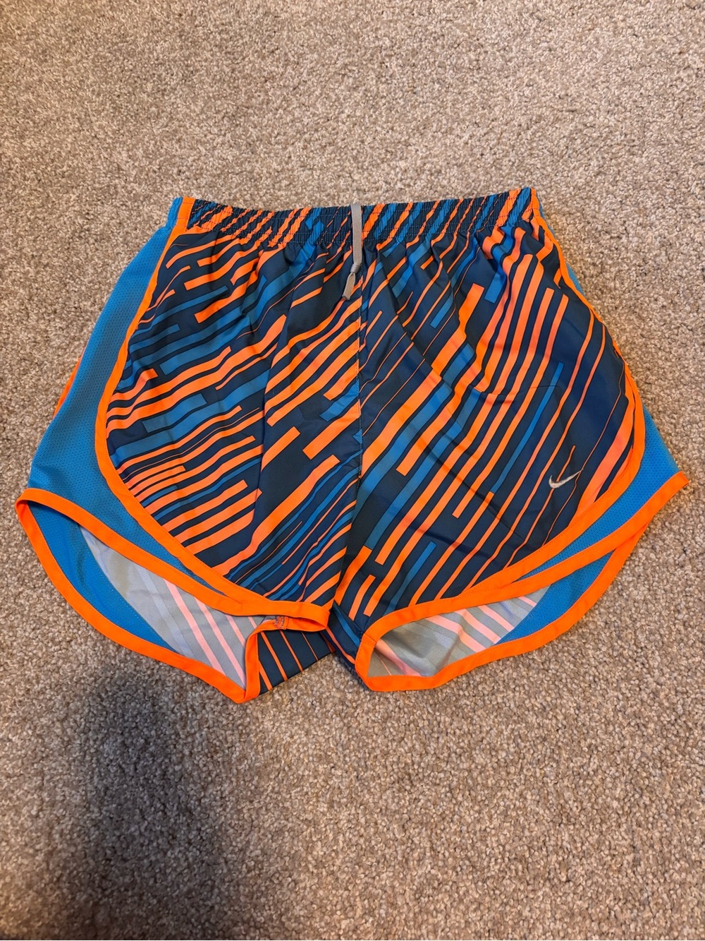 Nike Blue Orange Running Shorts